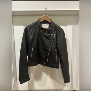 Leather jacket, woman's medium